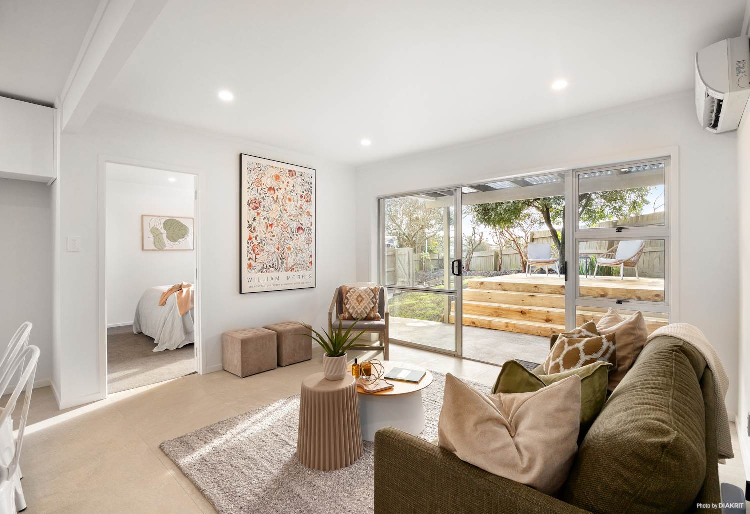 Living area after renovation
