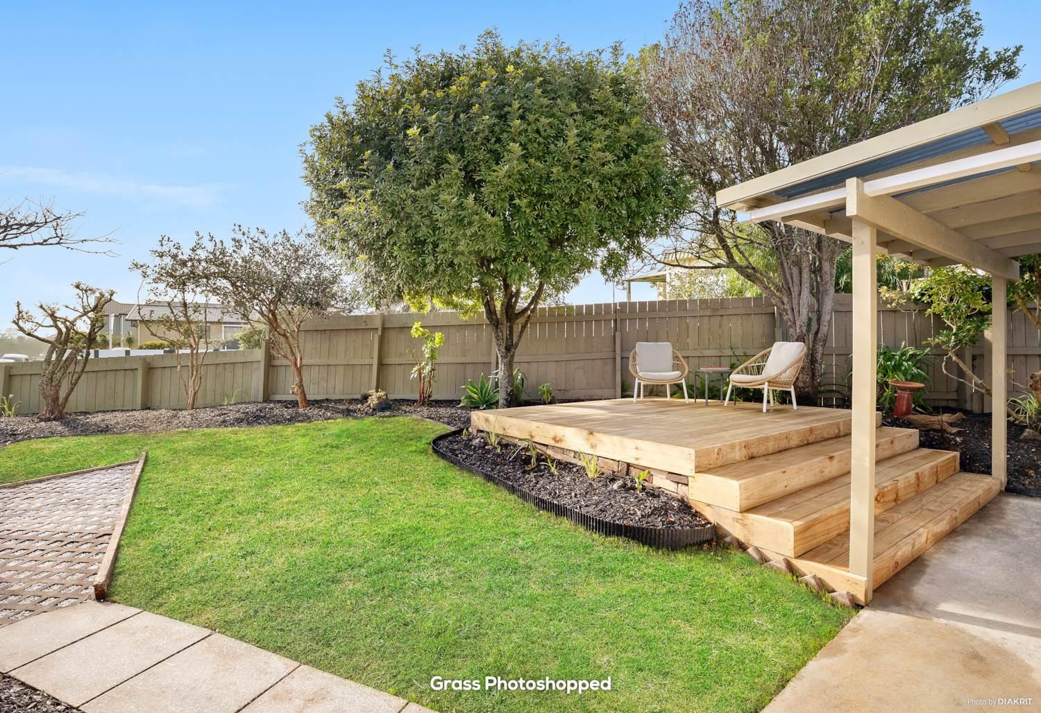 New timber deck completed by Henare Construction