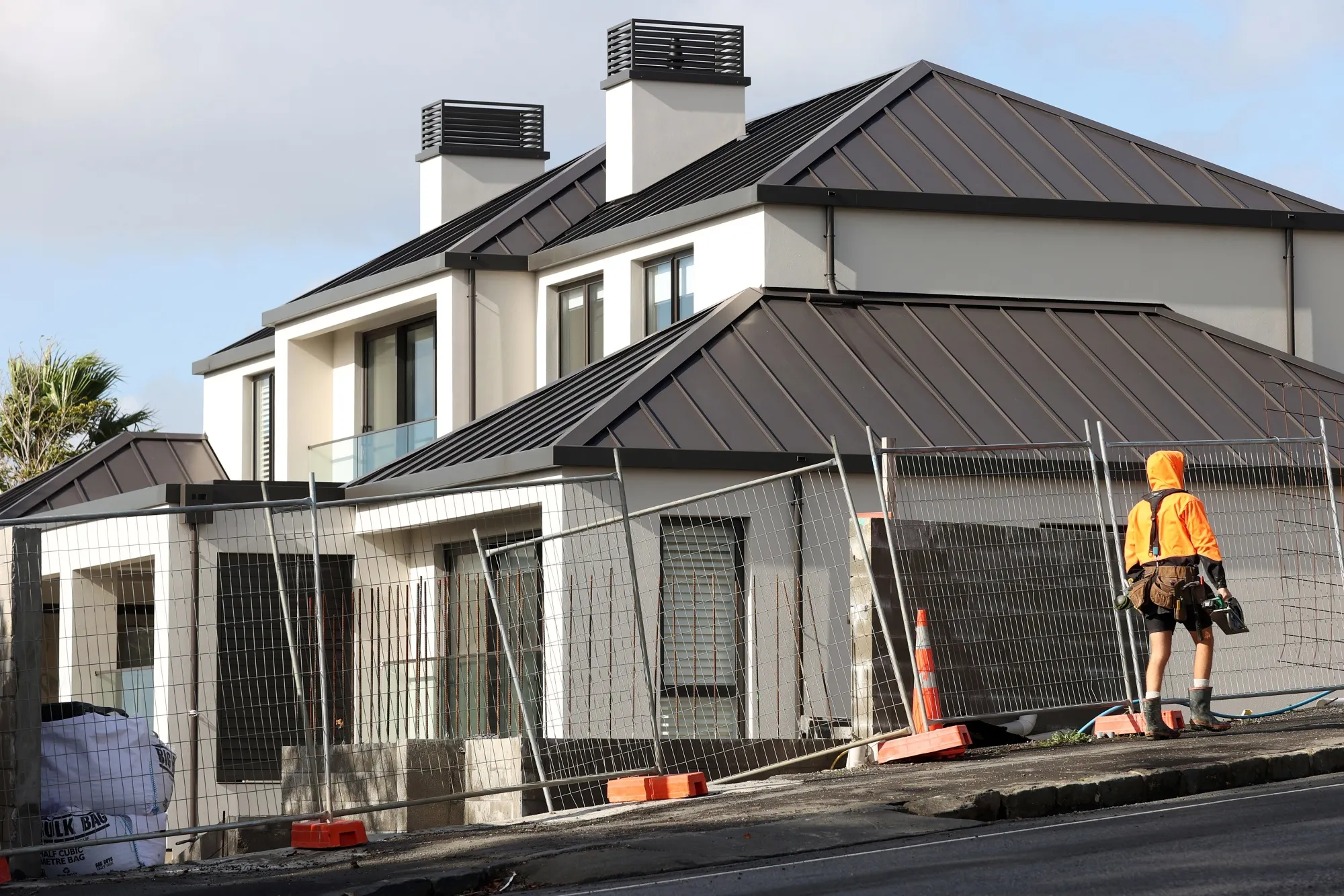 New residential homes under construction in Northland, New Zealand